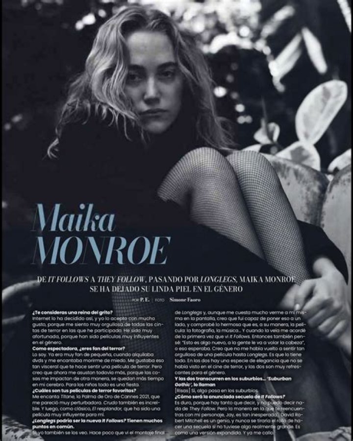 Maika Monroe Diet Plan
